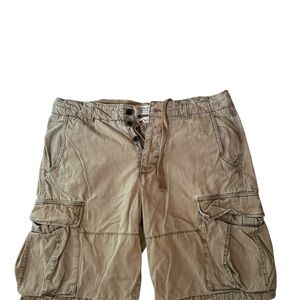 Abercrombie & Fitch Tan Cargo Shorts - Utility Pockets
